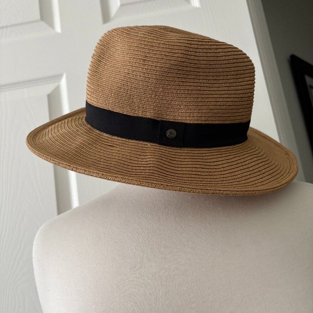 Tan Fedora Style Sunhat by Sunday Afternoons Size M - Picture 3 of 5